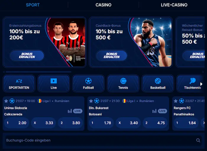 Boomerang Bet Casino sport