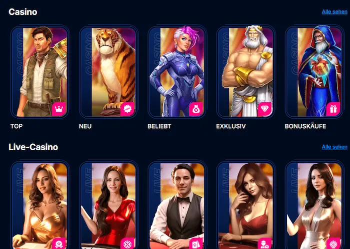 Boomerang Bet Casino games
